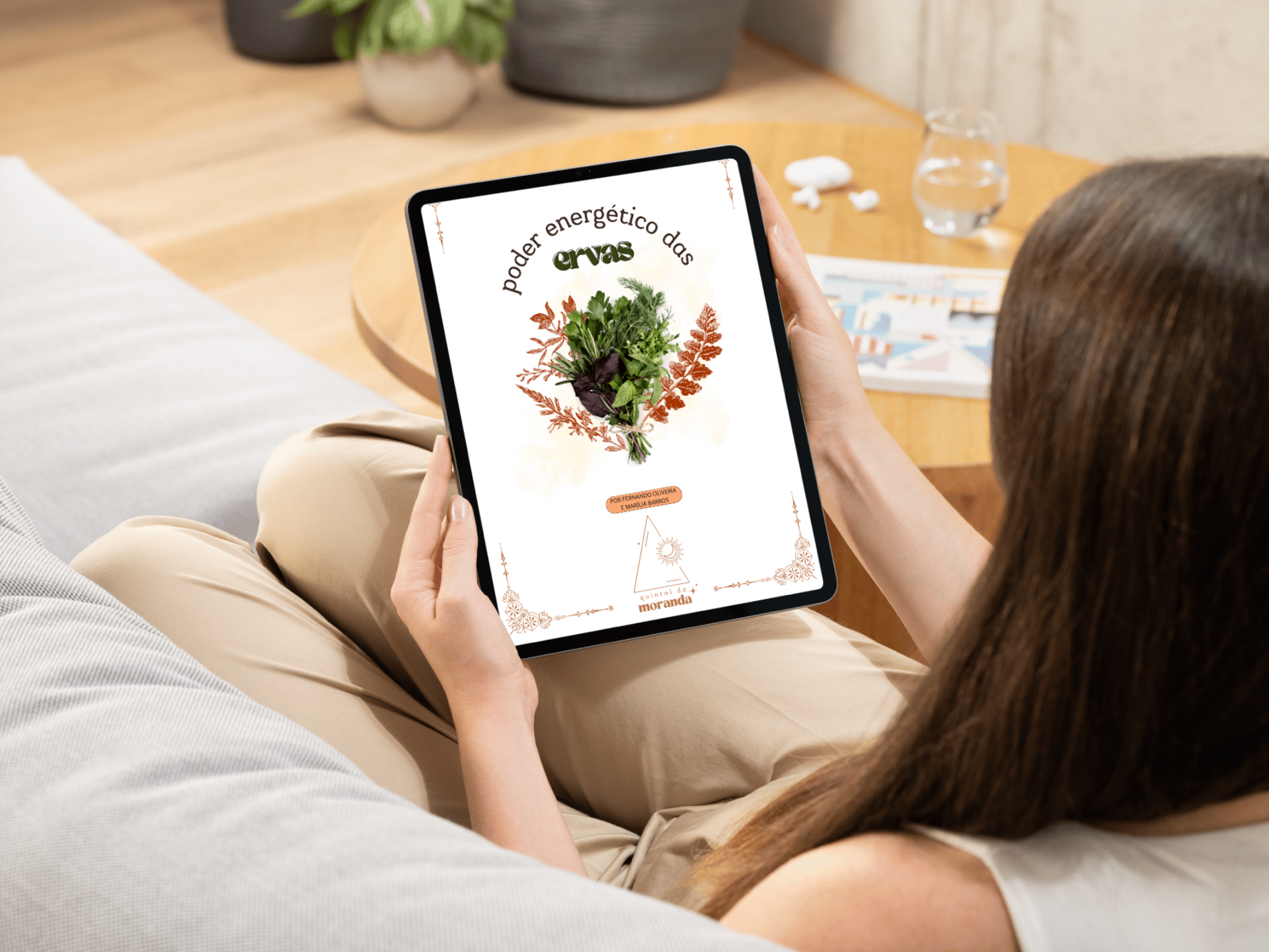 Mockup do e-book O Poder Energético das Ervas